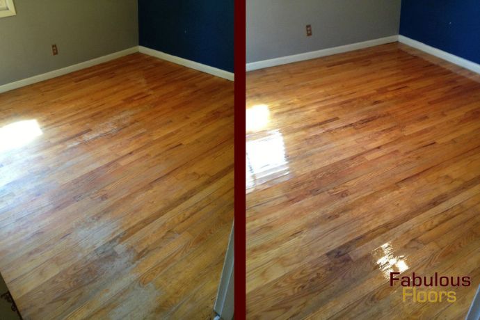 before and after refinishing in woodville